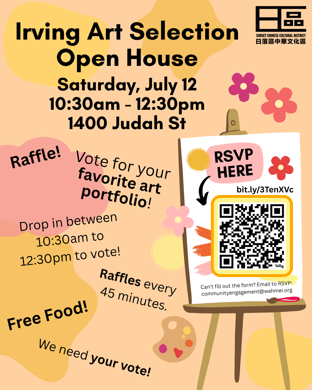 Irving Art Selection Open House Flyer Eng
